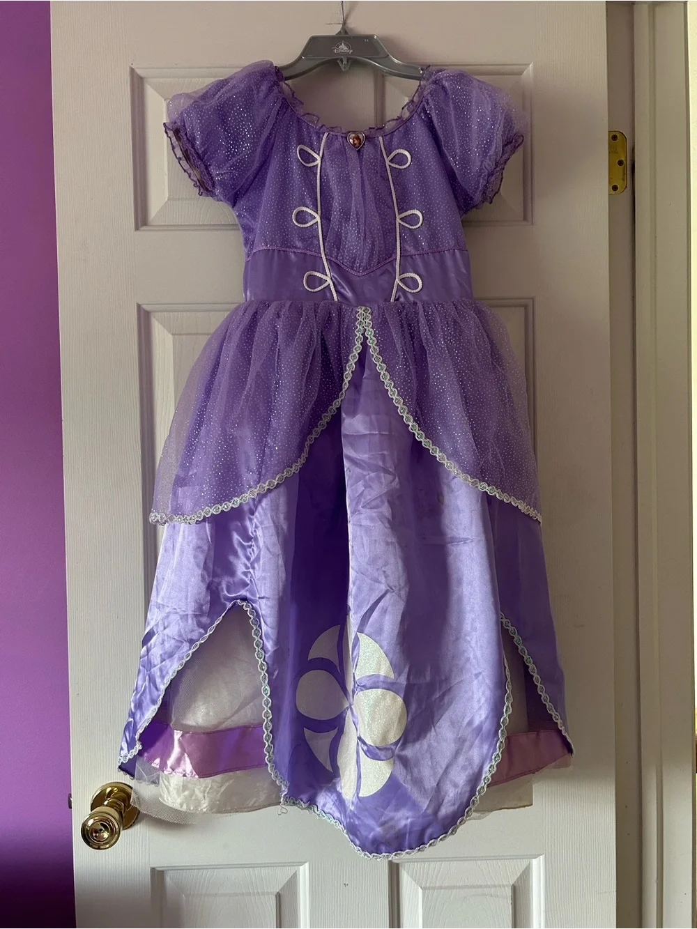 Disney store Sofia the first dress size 9/10 2014 Disney junior princess rare